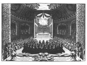 Concert in the Garden of Trianon, 2nd Day of Celebrations at Versailles, 14th July 1668, 1675